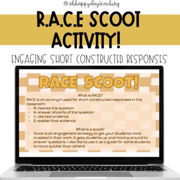 Preview of Race Writing Prompts. Race strategy activity. Literacy Game