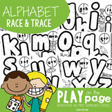 Alphabet Race and Trace Worksheets (NO PREP) - Spin, Read 