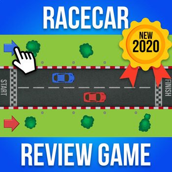 Preview of Race car Classroom Review Game - Powerpoint (HD)