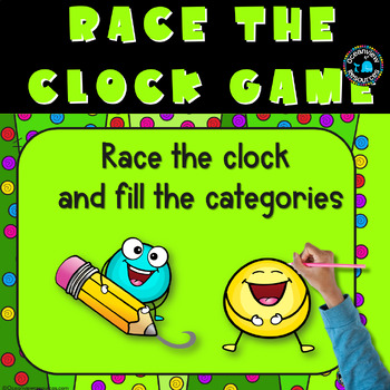 Preview of Race the clock CATEGORIES interactive PowerPoint Game.
