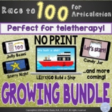 Race to 100 for Articulation GROWING BUNDLE