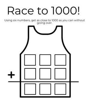 Preview of Race to 1000!