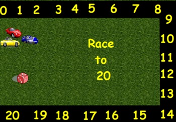 Preview of Race to 20--FlipChart Counting Game for Kindergarten Common Core Math