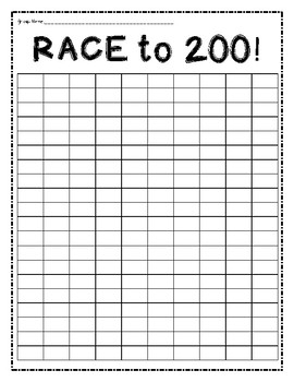 Preview of Race to 200!