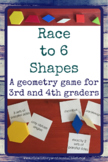 Race to 6 Shapes: A Geometry Game