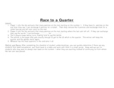 Race to a Quarter (Money Game)