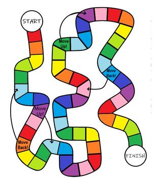 Race To The Finish: Math Edition (exponents - Board Game) 