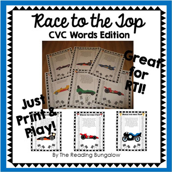 CVC Word Blending Game by The Reading Bungalow | TpT