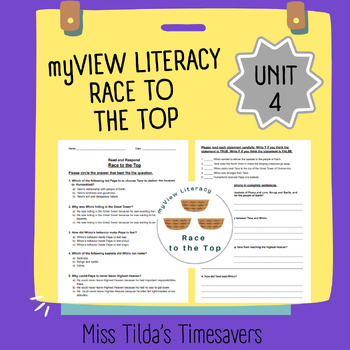 Preview of Race to the Top - Read and Respond myView Literacy 4