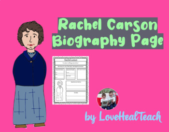 Preview of EARTH DAY BIOGRAPHY - Rachel Carson