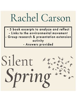 Preview of Rachel Carson's Silent Spring & The Environmental Movement