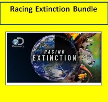 Preview of "Racing Extinction" Bundle Anthropocene Human Impact & Mass Extinctions