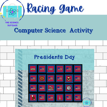 Preview of Racing Game for Computer Science- Presidents Day Activity