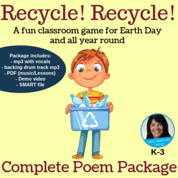 Preview of Racing Game with Chant | "Recycle! Recycle!" | Complete Poem Package