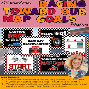 Preview of Racing Toward Our MAP Goals - **Posters and Certificate BUNDLE**
