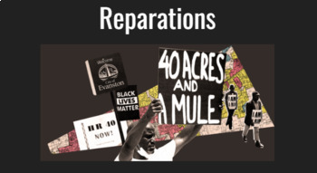 Preview of Racism REPARATIONS - Mini-Unit - Black History - Jigsaw + Article - SEL AntiHate