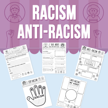 Preview of Racism (Skin Color) Anti-Racism Activity | Reflection Worksheets