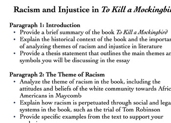 racism in to kill a mockingbird essay