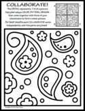 Radial Symmetry (4) COLLABORATIVE Activity Coloring Pages