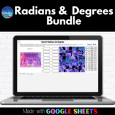 Radians and Degrees BUNDLE Digital Picture Unscramble with