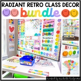 Radiant Retro Smiley Groovy Classroom Decor BUNDLE