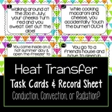 Conduction Convection Radiation Task Cards