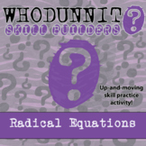 Radical Equations Whodunnit Activity - Printable & Digital
