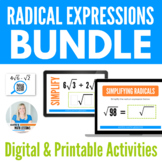 Radical Expressions Bundle: Printable & Digital Activities