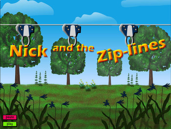 Preview of Radical Expressions & Equations - Story Problem #2 - Nick & The Zip Lines