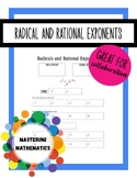 Radical Expressions and Rational Exponents