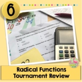 Radical Functions Tournament Review Activity