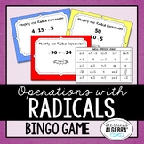 Radical Operations | Bingo Game