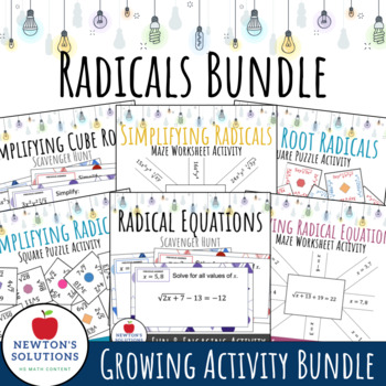 Preview of Radicals Activity Bundle