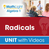 Radicals | Algebra 1 Unit with Videos | Good for Distance 
