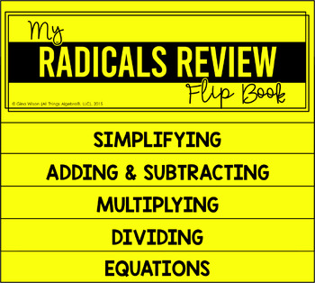 Flip Chart Review  the radical rational