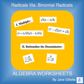 Preview of Radicals IIIa - Binomial Radicals