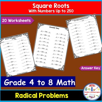 Radicals, Largest & Smallest whole no. than given Radical no.