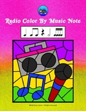 Radio Color By Music Note Rhythm Coloring