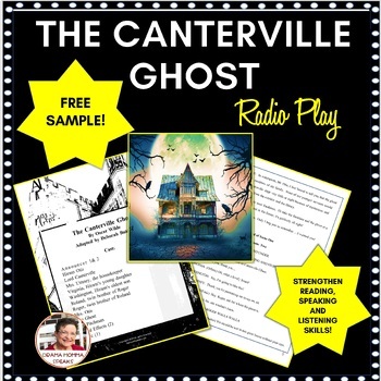 Preview of Radio Drama Play Script Sample The Canterville Ghost