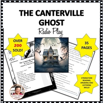 Preview of Radio Drama Play Script The Canterville Ghost Grades 6 to 9  Scary  Oscar Wilde