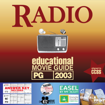 Preview of Radio Movie Guide | Worksheet | Questions | Google Slides (PG - 2003)