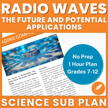 Preview of Radio Waves: Future Applications (NO PREP sub Science EM Spectrum) Activities++