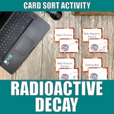 Radioactive Decay Card Sort Activity