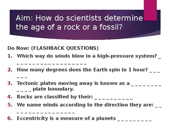 Preview of Radioactive Decay Power Point Presentation w/KEY