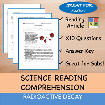 radioactive decay close reading assignment