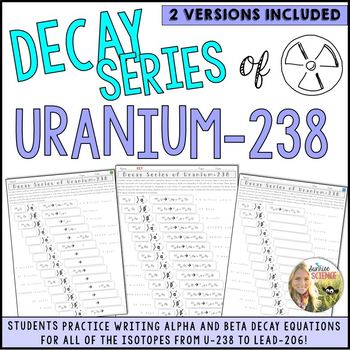 Decay Series Of Uranium 238 Worksheet Answer Key - Home Student