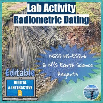 Preview of Radiometric & Absolute Dating of Rocks | Digital Lab Activity | Editable | NGSS