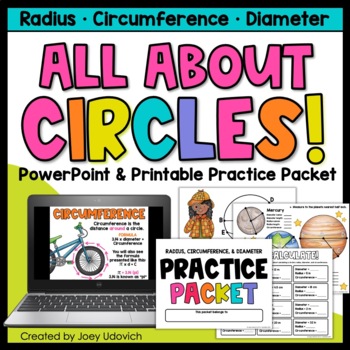 Preview of Radius, Diameter, and Circumference | Circles