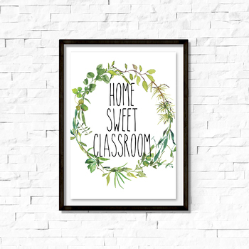 Preview of Rae Dunn inspired Classroom Decor {Classroom Poster} Printable