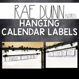 Flip Calendar Labels - Hanging Calendar - Rae Dunn